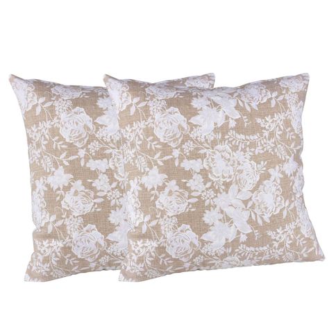 Set 2 cojines Lona Española Yoko 50x50 BEIGE-0