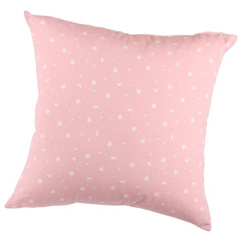 Set 4 Cojines Lona Estrellita Rosa 50x50 cm-1