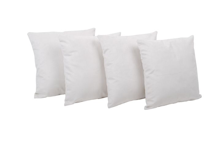 Set 4 Cojines Felpa de 40x40 Ivory-0