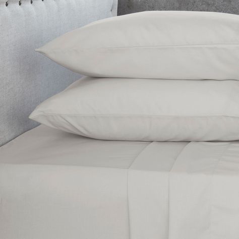 Jgo.Sábanas Polycotton 2pl -144 hilos 4 piezas - Beige-1
