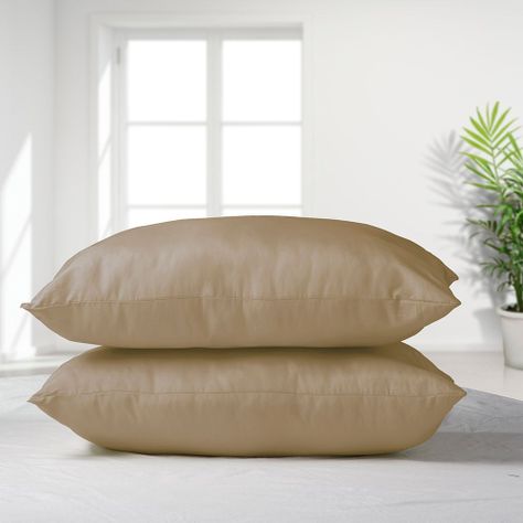 Set 2 almohadas premium Eco colores 50x70 BEIGE-0