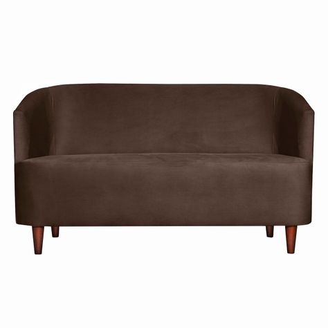 SOFA 2C OSLO FELPA  CHOCOLATE 160X80X70-0