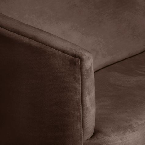 SOFA 2C OSLO FELPA  CHOCOLATE 160X80X70-3