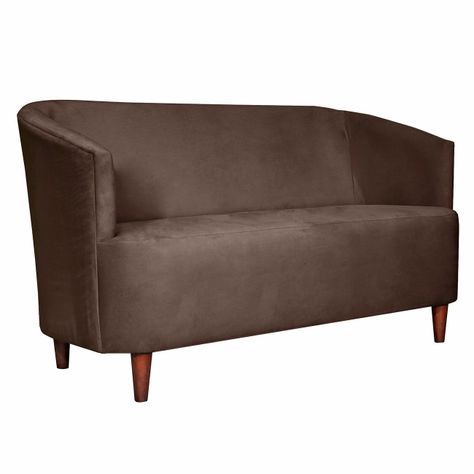 SOFA 2C OSLO FELPA  CHOCOLATE 160X80X70-1