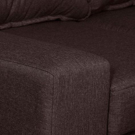  Sofa  Viena 3 cuerpos   Tela Chocolate  190 x 80x90-2
