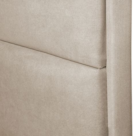 Respaldo Cama 2 pl Square  152 x 8 x 130 cms  Tela   Beige -2