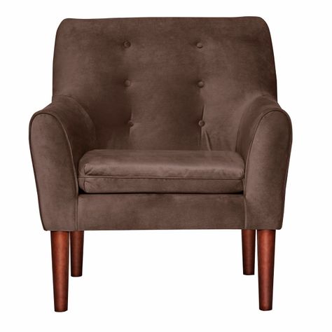 Poltrona 1C Bergen Felpa  chocolate 78 x 70 x 98-1