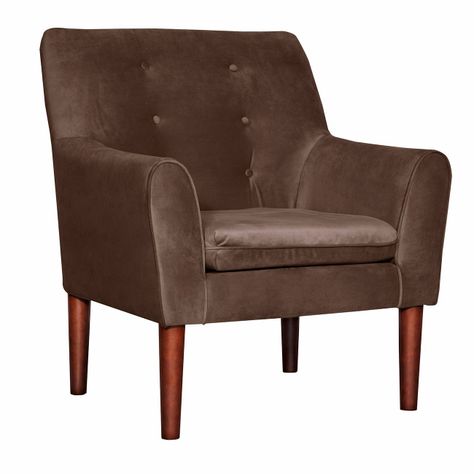 Poltrona 1C Bergen Felpa  chocolate 78 x 70 x 98-0