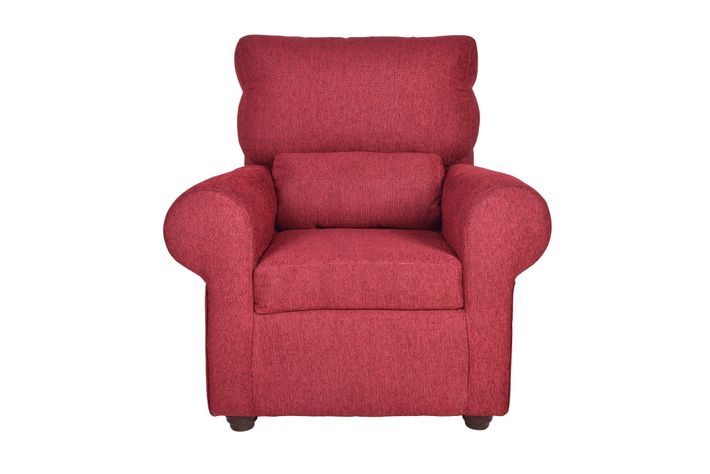 Sillon 1C Beron  Chenille  95x90x100 cm Burdeo-0