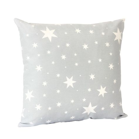 Juego Cortinas + Cojines infant. Estrellita Gris-2