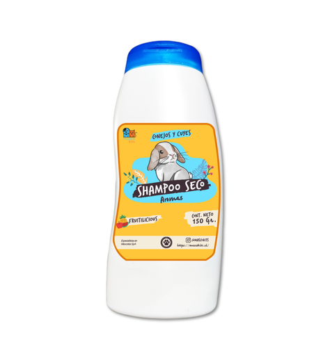 Shampoo Seco Para Conejos Aroma Fruiticilious Frutal 150gr-0
