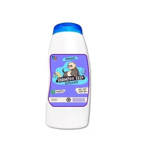 Shampoo Seco Para Huron Repelente Antipulgas Con Aroma 150gr-0
