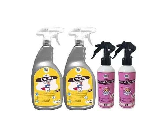 Kit Para Perro Educador Sanitario Repelente-0