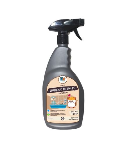 Kit Eliminador De Olores + Limpiador Hamster Cuy Conejo 1lt-2