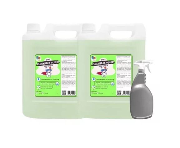 Superkit X2 Eliminador De Olores 5 Lt + Rociador Incluido-0