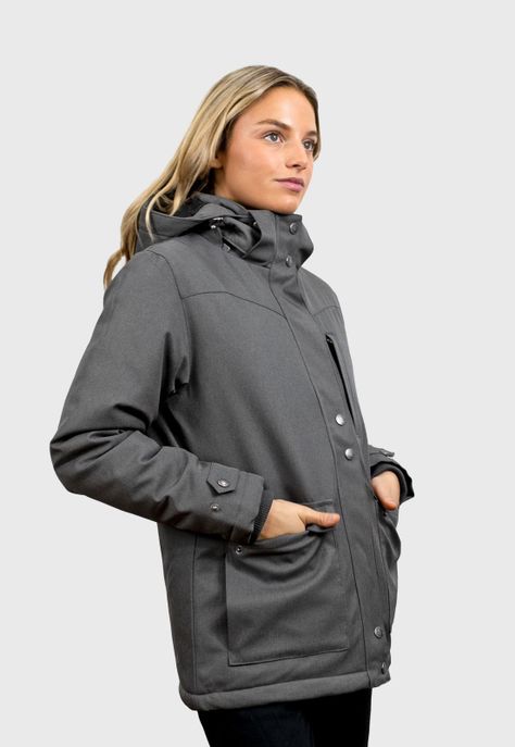 Chaqueta Impermeable 3M Expedition V2 Mujer Falcone -2