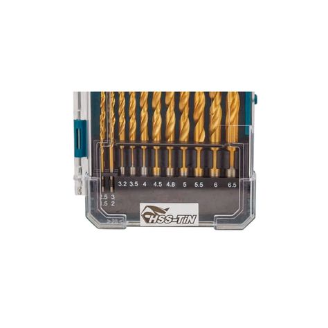 Set de Brocas Makita D-72855 Metal Acero Titanio 13 Piezas-3