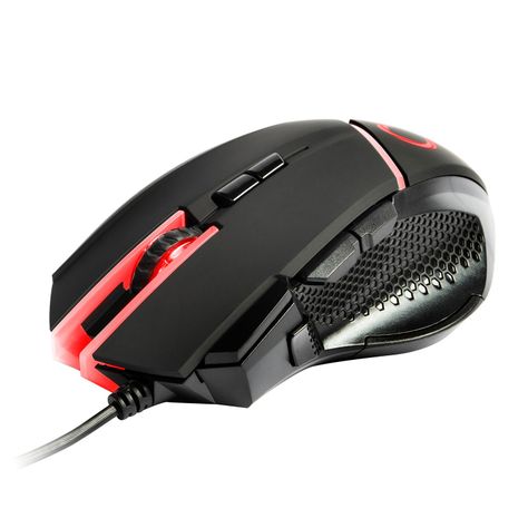 Mouse Gamer Nibio Gear 9 Botones 4000dpi Con Pesas Rgb-0
