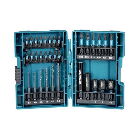 Set de Puntas y Brocas Makita Impact Black B-66896 33 Piezas-0