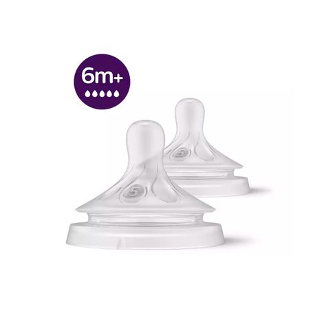 Tetina Natural Response Avent SCY965/02 6m+ Flujo Alto 2UN-1