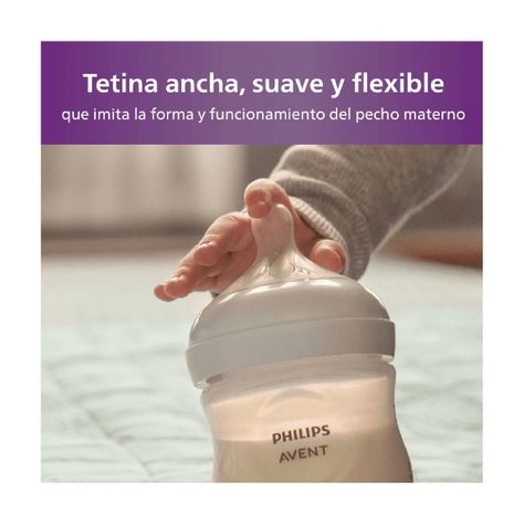 Tetina Natural Avent SCY964/02 3m+ Flujo rápido-4