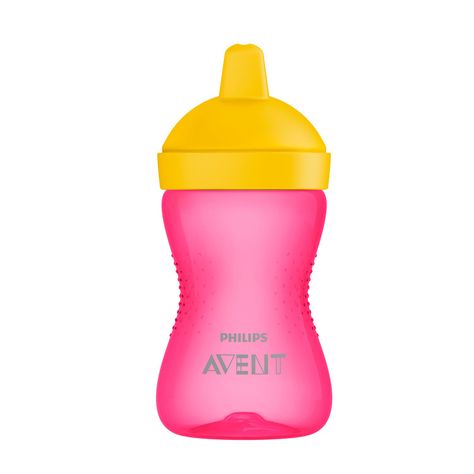 Vaso con Boquilla 300ml +12m Rosado-0