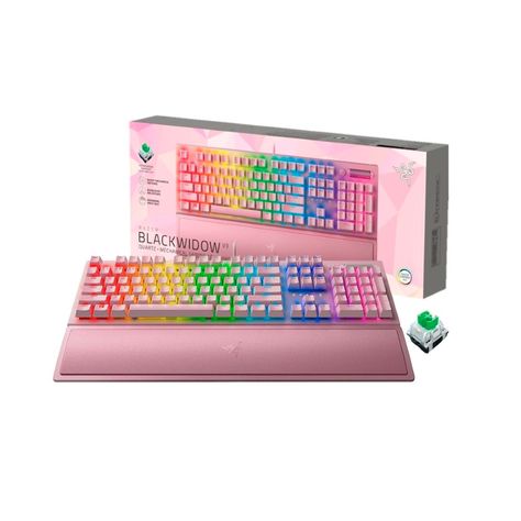 Teclado Gamer Razer Blackwidow V3 Quartz SW Green Ingles-3