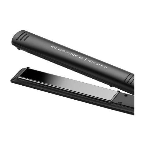 Plancha Alisadora de Pelo Gama Elegance Led Titanio Negro-1