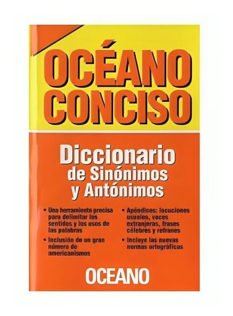Oceano Conciso: Diccionario De Sinonimos Y Antonimos | Oce-0