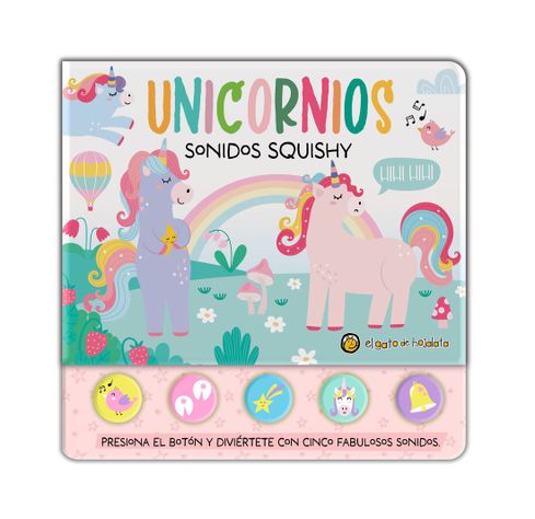 LIBRO UNICORNIOS *SONIDOS SQUISHY* - EDITORIAL GUADAL S.A.-0