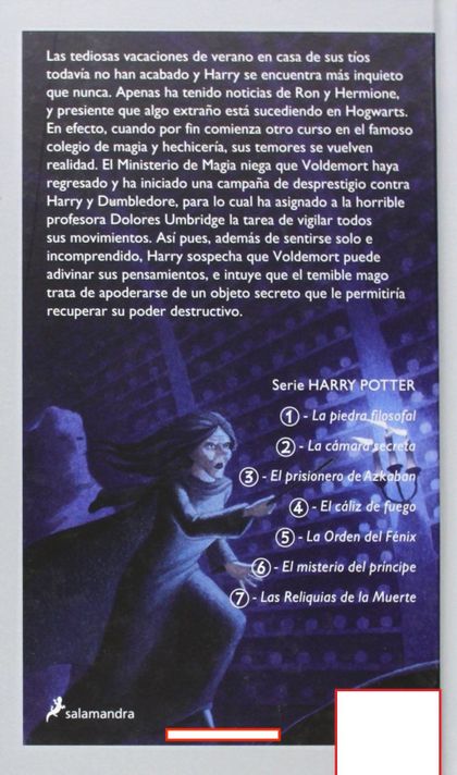 Harry Potter Y La Orden Del Fenix | J.K. Rowling | 217-1
