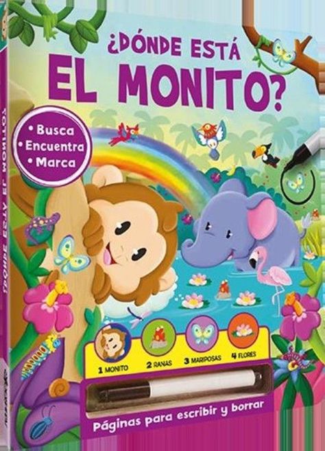 Libro ¿Dónde Está El Monito? -518--0