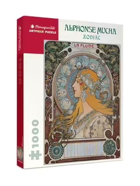 Juego PUZZLE ALPHONSE MUCHA ZODIAC 1000 PIEZAS | Fractal-0