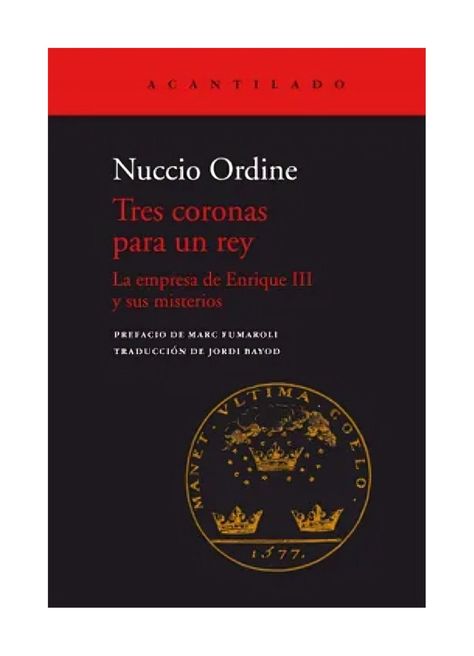 Tres Coronas Para Un Rey | Ordine Nuccio |-0