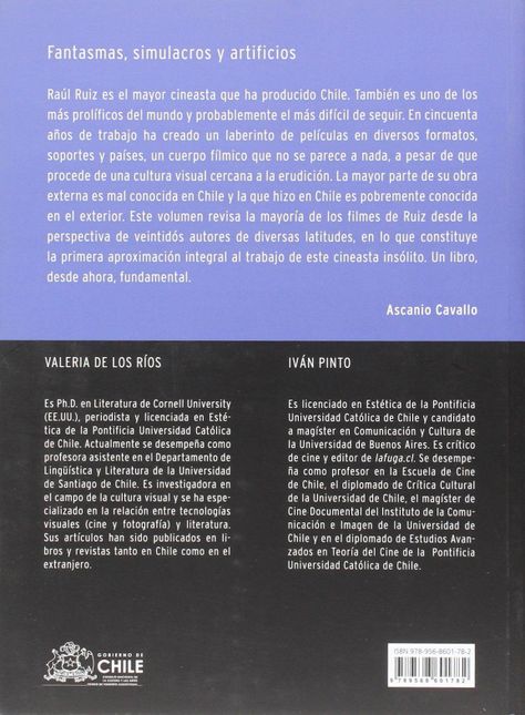 Libro El Cine De Raúl Ruiz -782--1