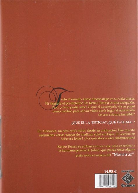 MONSTER KANZENBAN NRO. 01/09 | N.URASAWA  | 613-1