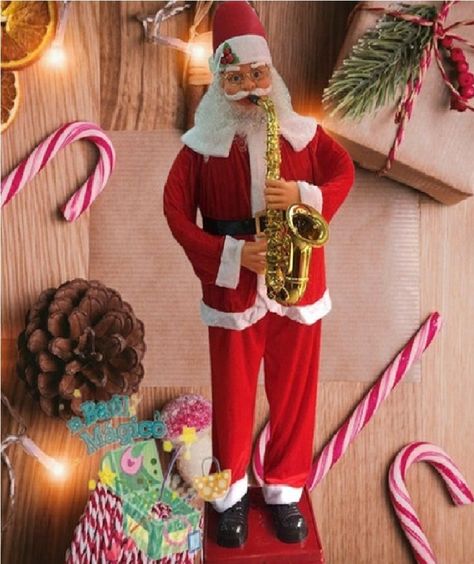 Viejo Pascuero Musical 180 Cms, Sensor Infrarrojo Y Voz.-m41-0