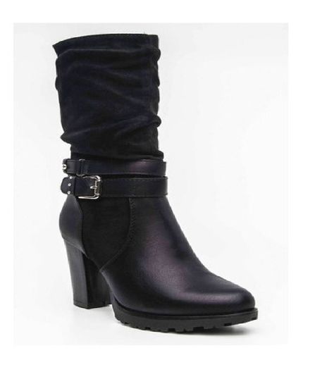 Botines Zapatos Botin Via Uno Lastro 12018404-0