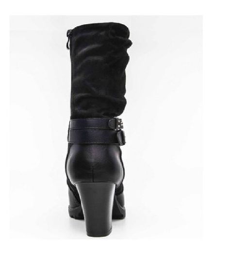 Botines Zapatos Botin Via Uno Lastro 12018404-1