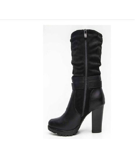 Botines Zapatos Botin Via Uno Lastro 12018404-2