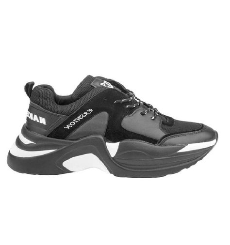Zapatilla Chunky  Luciana Negro-1