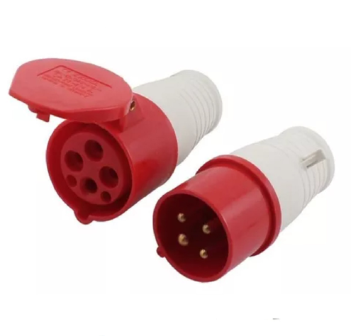 Enchufe Industrial Macho Volante Mas Hembra B24-0