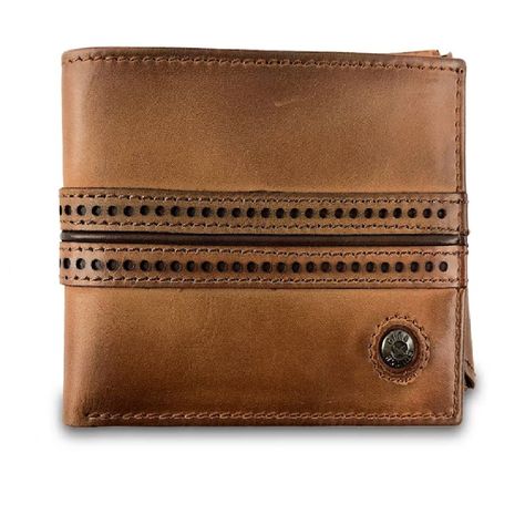 BILLETERA FINA ITALIANA BORSALINO 157 CAFÉ-0