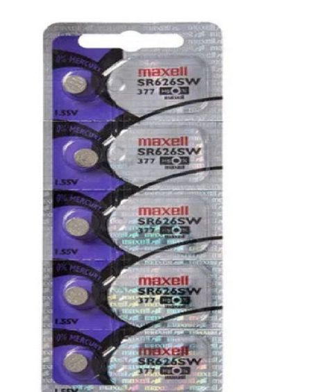 Pilas Oxido De Plata Maxell Tipo Boton Sr626sw /377 B39-1