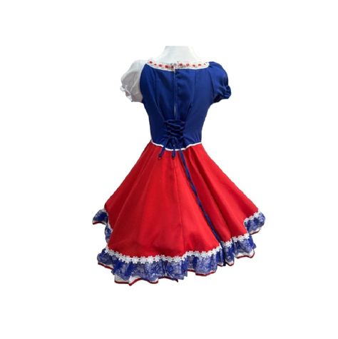 VESTIDO DE HUASA, CHINITA FIESTAS PATRIAS CHILE, Bandera-1
