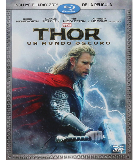 Bluray 3d Thor 2 Un Mundo Oscuro B1-0