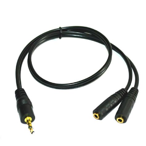 Adaptador Splitter Audio 3.5mm Micrófono Audífono B19-0