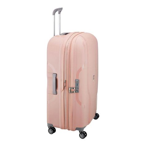 MALETA EXTRA GRANDE EXPANDIBLE 82 cm. DELSEY CLAVEL ROSA-2