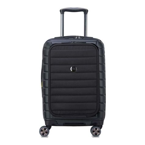 MALETA DE CABINA EXPAND. CON PORTANOT. DELSEY SHADOW  5.0 NEGRO-0
