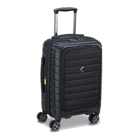 MALETA DE CABINA EXPAND. CON PORTANOT. DELSEY SHADOW  5.0 NEGRO-1